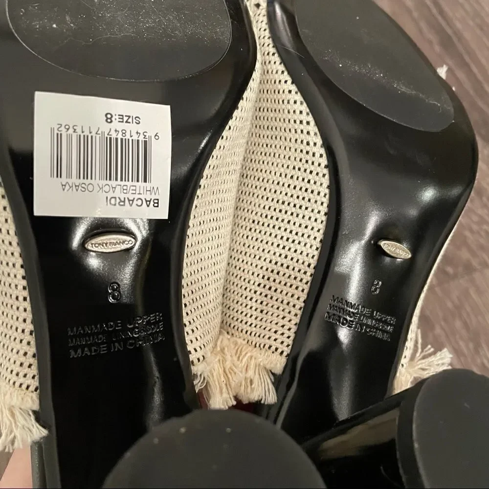 Tony Bianca Australia Bacardi heels nwot